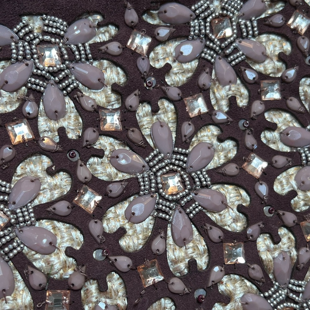 Chico’s Plum Suede Purse - Picture 3 of 13